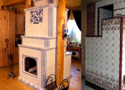 Fireproof tiles for the stove - beautiful decor for the fireplace