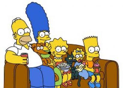 Familia Simpsons și visul american „voalat”.